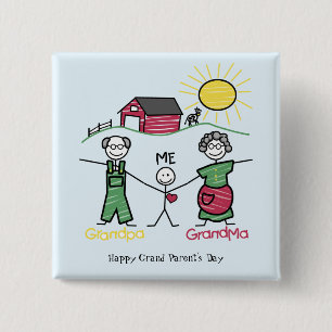 Day with the Grandparent's- Button