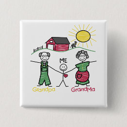 Day with the Grandparent's- Button