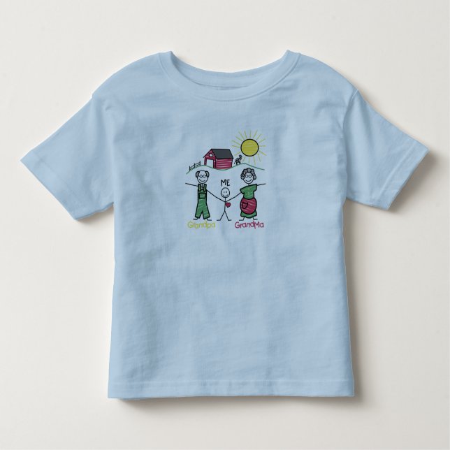 Day with the Grandparent's - Toddler T-shirt (Front)