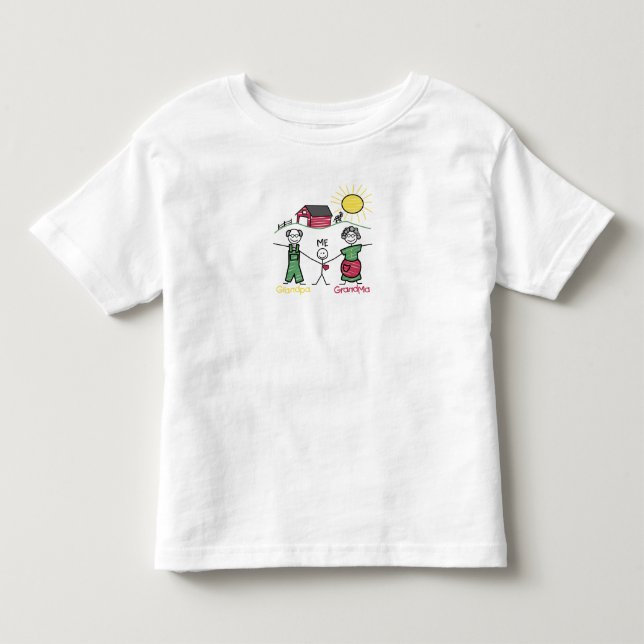 Day with the Grandparent's - Toddler T-shirt (Front)