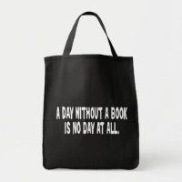 Day Without a Book Dark Bags bag
