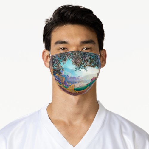 Daybreak 1922 by Maxfield Parrish Adult Cloth Face Mask