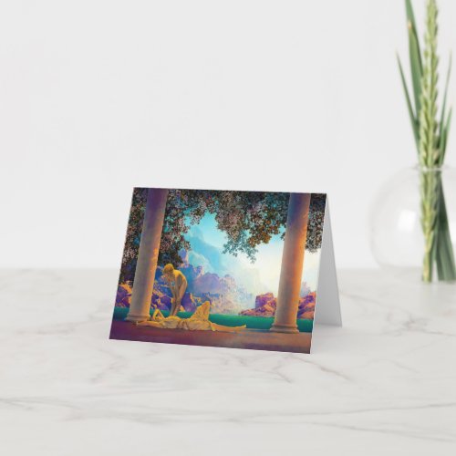 Daybreak 1922 by Maxfield Parrish Thank You Card