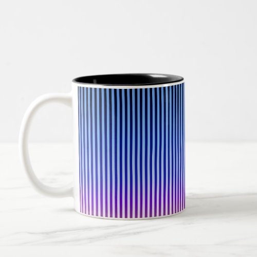 Daybreak and Nightfall Stripes Two_Tone Coffee Mug