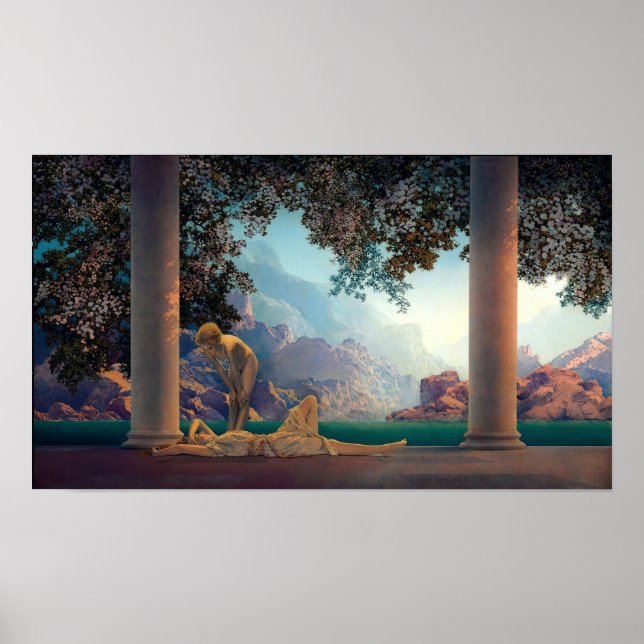 Daybreak by Maxfield Parrish in 1922 Poster (Front)