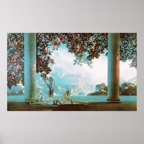 Daybreak by Maxfield Parrish Poster