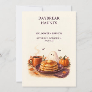 Daybreak Haunts Halloween Brunch Invitation
