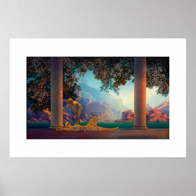 DAYBREAK Maxfield Parrish 1922 ... 2022 Poster (Front)