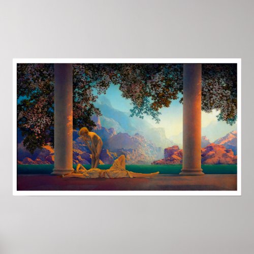 DAYBREAK Maxfield Parrish 1922  2022 Poster