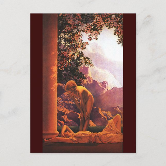 Daybreak, Maxfield Parrish Fine Art Postcard (Front)