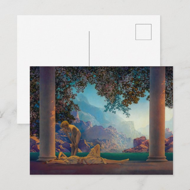 Daybreak | Maxfield Parrish | Postcard (Front/Back)