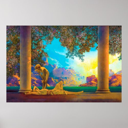 Daybreak Maxfield Parrish Poster