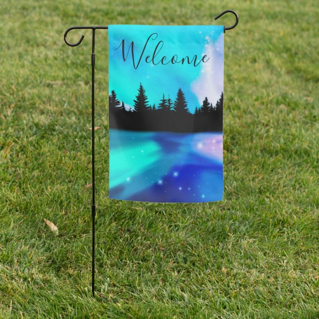 Daybreak Reflections Garden Flag (In SItu)