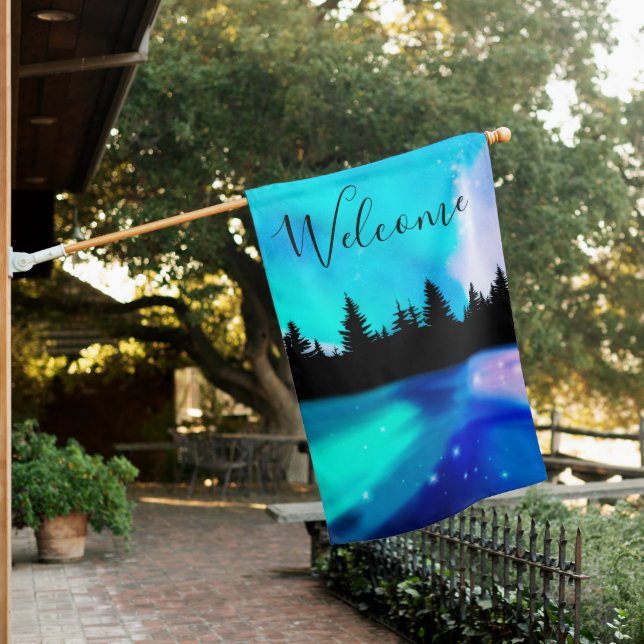 Daybreak Reflections House Flag (In SItu)