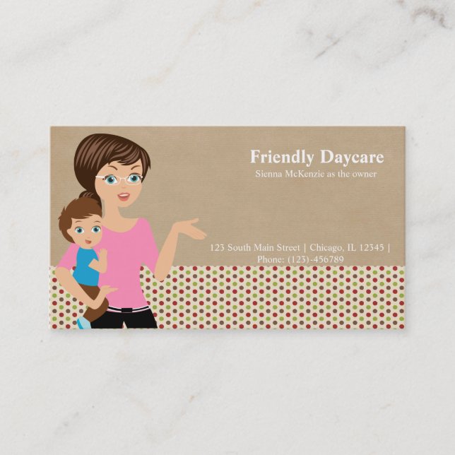 Daycare Business Card (Front)