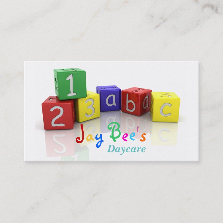 Daycare Business Card Zazzle