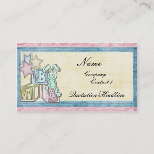 Daycare business card