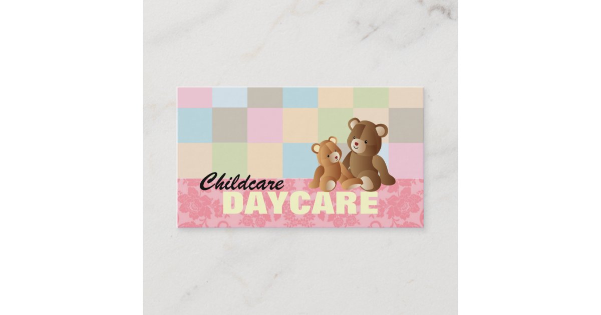 Daycare business cards template | Zazzle