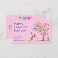 Daycare Children Nature Business Card