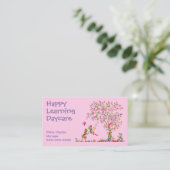 Daycare Children Nature Business Card (Standing Front)
