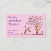 Daycare Children Nature Business Card (Front)