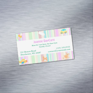Daycare Kindergarten Business Card Magnet