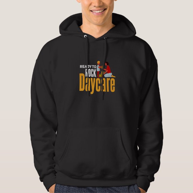Daycare Kindergarten Preschool Education Teacher s Hoodie (Front)