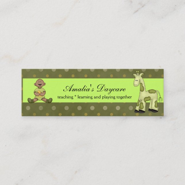 Daycare Mini Business Card (Front)