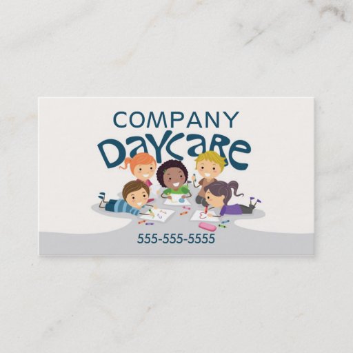 Customizable Daycare Professional Business Card