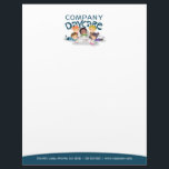 Daycare Professional Letterhead<br><div class="desc">Professional and cute daycare letterhead by WRKDesigns. Matching business accessories available.</div>