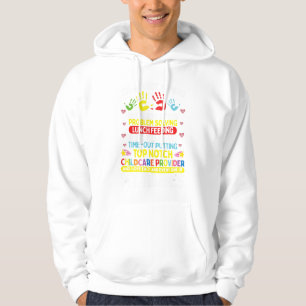Daycare Provider Boo Boo Kissing Care Childcare Te Hoodie