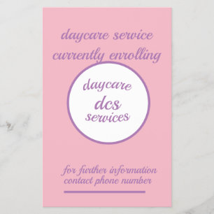 Daycare Service Flyer