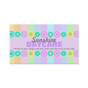Daycare Slogan business Cards Daycare Slogan business Cards