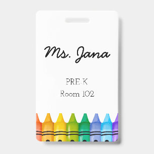 Daycare Teacher Badge