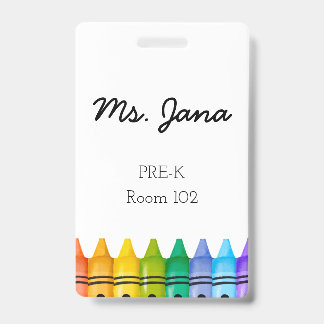 Daycare Teacher Badge