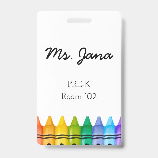 Daycare Teacher Badge (Front)