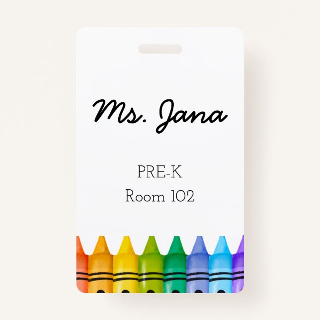 Daycare Teacher Badge (Front)