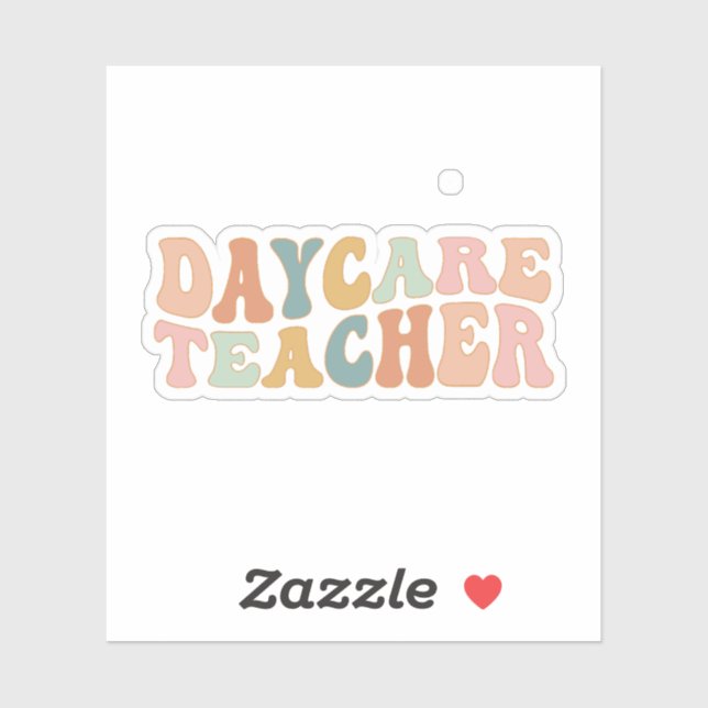 Daycare Teacher, Childcare Provider, Child Care Sticker (Sheet)