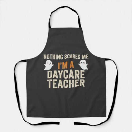 Daycare Teacher Halloween Ghost Design_1 Apron