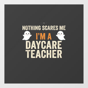 Daycare Teacher Halloween Ghost Design_1 Floor Decals