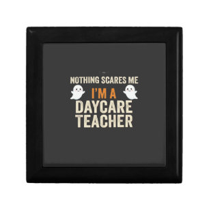 Daycare Teacher Halloween Ghost Design_1 Gift Box