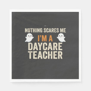 Daycare Teacher Halloween Ghost Design_1 Napkins