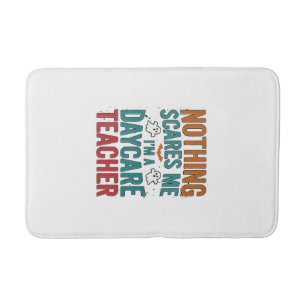 Daycare Teacher Halloween Ghost Vintage Shirt Desi Bath Mat