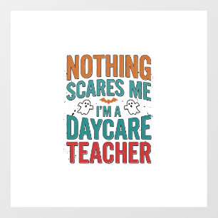 Daycare Teacher Halloween Ghost Vintage Shirt Desi Floor Decals