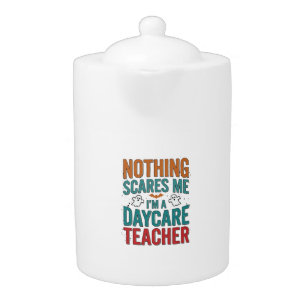 Daycare Teacher Halloween Ghost Vintage Shirt Desi Teapot