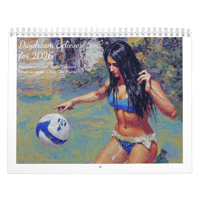 Daydream Believer for 2026 - 12 month CALENDAR (Cover)