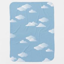 Daydream Clouds Sky Blue White Cloud Print