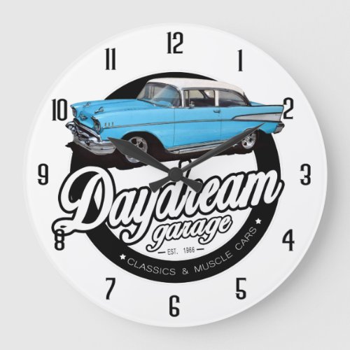 Daydream Garage Large Clock