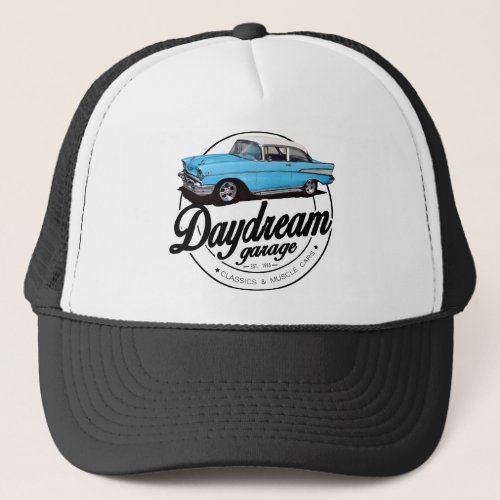 Daydream Garage with 1957 Chevrolet Bel Air Trucker Hat