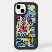 Daydream-Hand Painted Modern Geometric Watercolor  Speck iPhone 14 Case